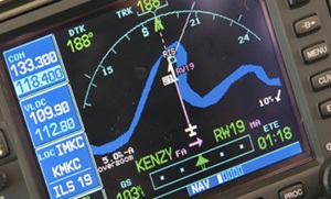 glass panel detail view of flight path the weather